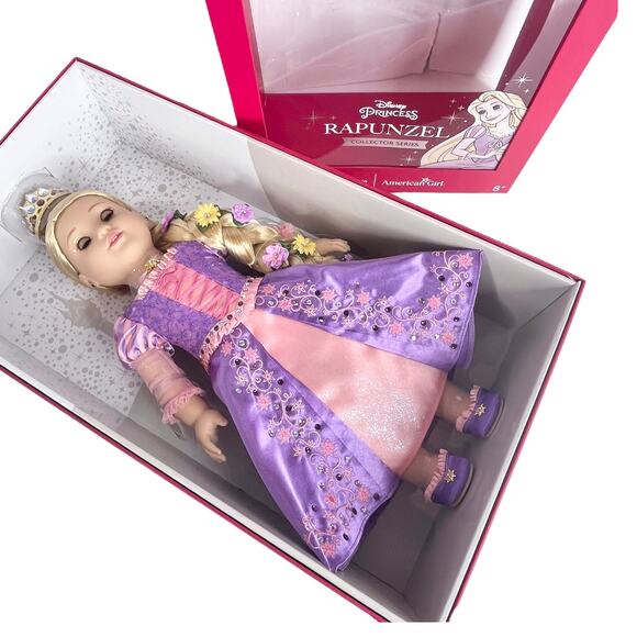 NEW American Girl Disney PRINCESS RAPUNZEL DOLL + Swarovski Limited Edition Box! - Picture 3 of 16